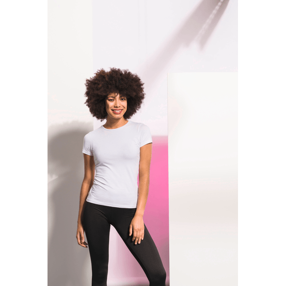 Skinni Fit | Ladies T-shirt with round neckline feel good